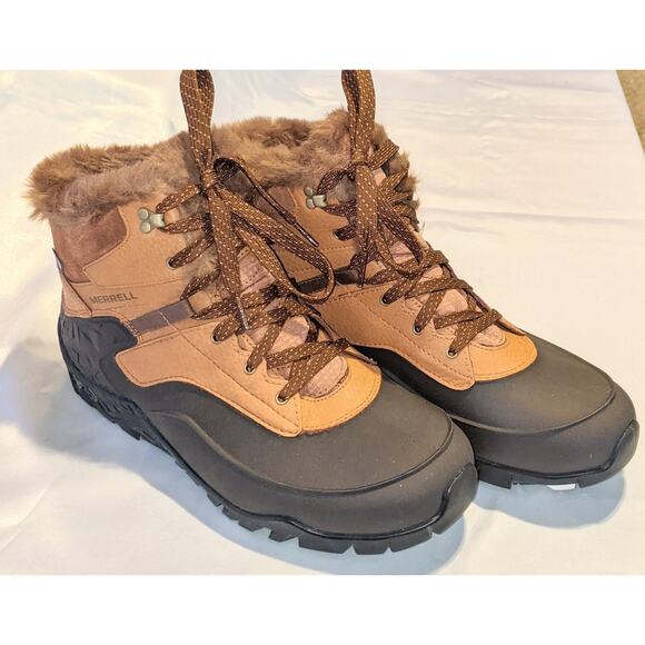 Merrell Womens Aurora 6 Ice + Waterproof Snow Boots Size 11 EUC - Picture 1 of 9